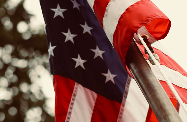 Showing USA flag Showing USA flag
