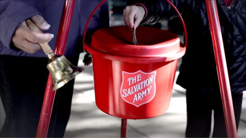 Salvation Army bell ringing